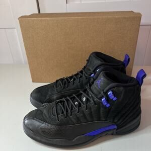 Size 8 - Air Jordan 12 Retro Dark Concord Pre-Owned With New Replacement Box